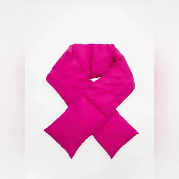 Zara Accessories Zara Pink Quilted Scarf Poshmark